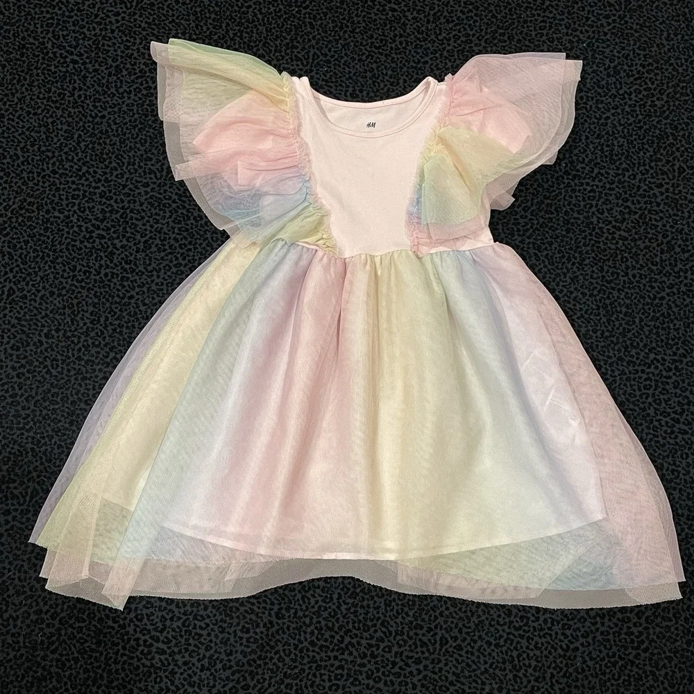 Girls Dresses Lot‎ Of 2 Size 4T Party Summer Bundle Pink Black